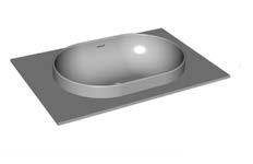 Kolpasan Donna UD 80 keramički umivaonik u Kerrock ploči