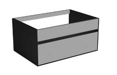 Kolpasan Donna OD 80 ormarić ispod umivaonika s ladicom