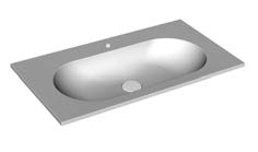 Kolpasan Donna UD 100 umivaonik iz lijevanog mramora