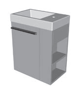 Kolpasan Kiki OUK 60 ormarić s umivaonikom lijevi