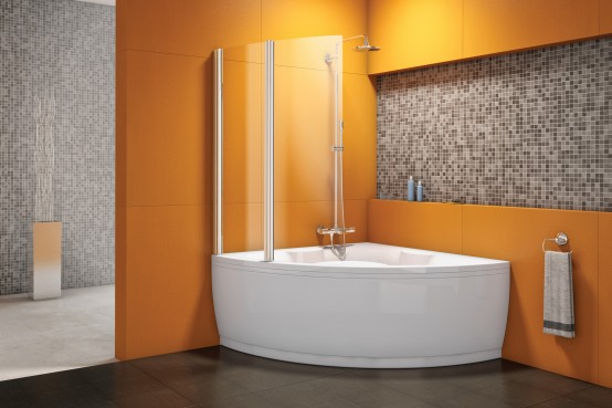 Zaslon za kadu za kupanje, Kolpasan SOLE TP 102/K