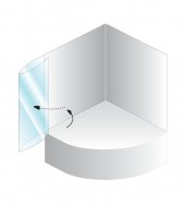 Zaslon za kadu za kupanje, Kolpasan Quat TP 105