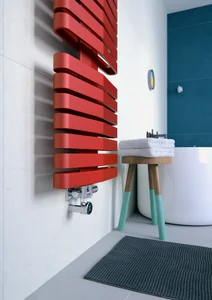 Radijator Terma Iron D (ZXE MetallicRed MRE) kombinirani ventil