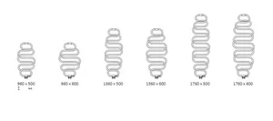 Radijator Terma Perla (ZX) - dimenzije