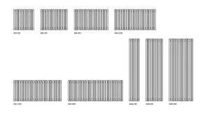 Radijator Terma Tune VWD E - dimenzije
