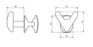 Terma Vješalica Handy VIP - dimenzije