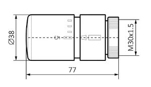 Tehnička skica- glava SLIM