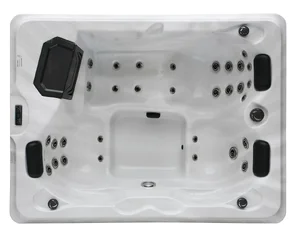 Masažni bazen Sanotechnik Oasis FIJI Sterling silver- tlocrt