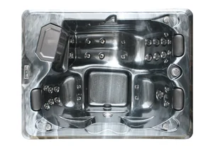 Masažni bazen Sanotechnik Oasis FIJI Pearl shadow - tlocrt