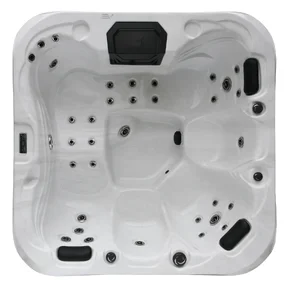 Masažni bazen Sanotechnik Oasis Tahiti Sterling silver - tlocrt