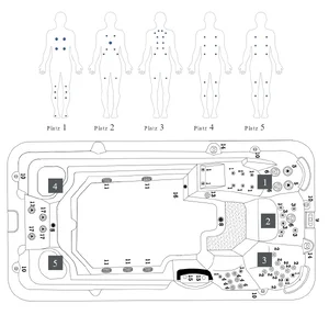 Bazen za plivanje i masažu Sanotechnik MENORCA