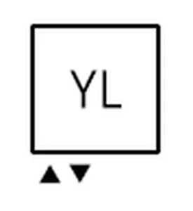 Terma po mjeri, priključak YL - 50mm dolje lijevo