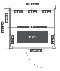 Infracrvena sauna Sanotechnik Malmo