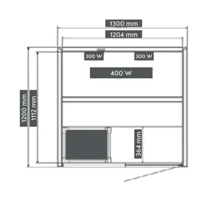 Kombinirana sauna Sanotechnik Twincombi