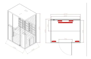 Infra sauna Sanotechnik Billund 2