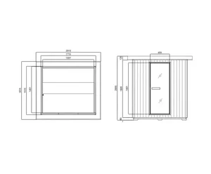 Vanjska kombinirana sauna Sanotechnik Lahti