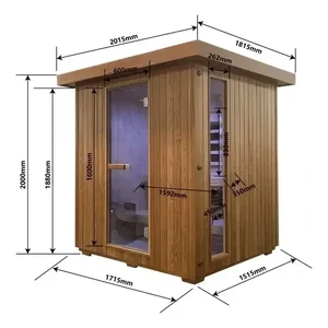 Vanjska kombinirana sauna Sanotechnik Lahti