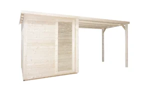 Vanjska finska sauna Sanotechnik RAUMA s nadstrešnicom