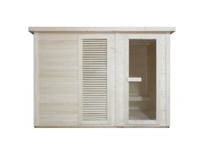 Vanjska finska sauna Sanotechnik VAASA s garderobom