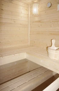 Vanjska finska sauna Sanotechnik VAASA s garderobom