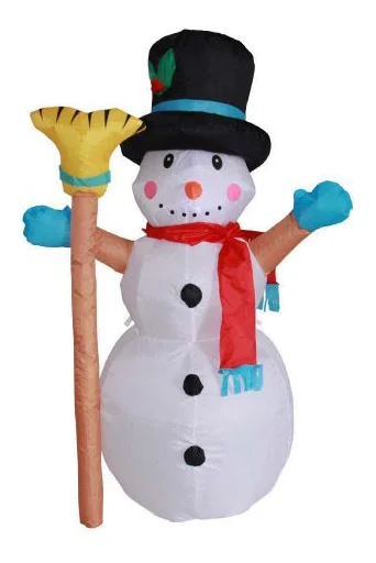 Snjegović 240 cm s LED osvjetljenjem za napuhavanje