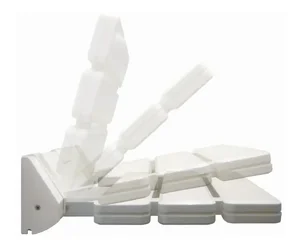 Tuš sjedalica Sanotechnik, preklopna, bijela