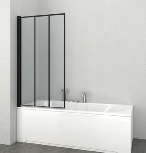 Sanotechnik stijena za kadu, Elite crna