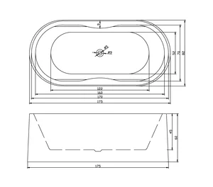 Sanotechnik samostojeća kada za kupanje Liverpool