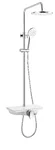 Sanotechnik tuš set s armaturom AS701 (krom/bijela)