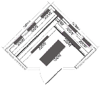 Infracrvena sauna Sanotechnik Deluxe - dimenzije