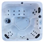 Sanotechnik bazen Oasis palma - bijeli - tlocrt