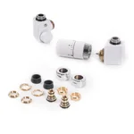 Set design ventili Dexter termostatski,DESNA izvedba, bijele boje