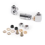 Set design ventil, Dexter termostatski,DESNA izvedba, krom