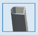 Sanotechnik Smartflex zidni profil D1000 s mag. trakom za 6mm (4-6cm)