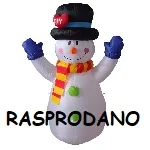 Snjegović 120 cm s LED osvjetljenjem za napuhavanje