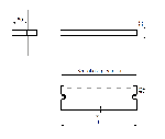 Triga držač BELT - dimenzije