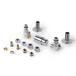 Set Terma DESIGN radiatorskih ventilov AllInOne, 3-osni term., kotna LEVA izvedba, krom