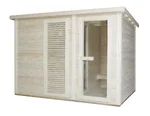 Vanjska finska sauna Sanotechnik VAASA s garderobom, 310x230x220cm