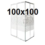 Kvadratne tuš kabine 100x100