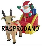 Figura za napuhavanje - Saonice 180 s LED osvjetljenjem