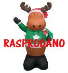 Figura za napuhavanje - Rudolf 150 s LED osvjetljenjem