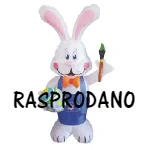 Figura za napuhavanje - Zec 120 s LED osvjetljenjem