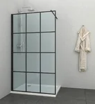 Sanotechnik EN6B elite crna pregradna tuš stijen