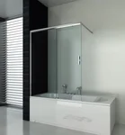 Sanotechnik E_C elite krom stijena za kadu