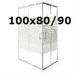 Pravokutne tuš kabine 100x80 i 100x90